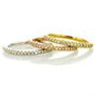 Diamond Wedding Band Set Stacking Rings 14K Solid Gold 0.60 TCW