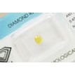 Cushion Cut Diamond Fancy Yellow Color IGI Certified 0.43 Carat SI2