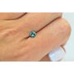 Round Cut Fancy Blue Diamond 0.45 Carat VS2 5.01X4.87 MM