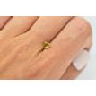 Heart Diamond Natural Fancy Brownish Orange Color 0.61 Carat VVS2