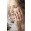 Pear Shape Diamond Crown Engagement Ring Set Fancy Gray 1.95 TCW 14K Rose Gold