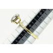 Cushion Diamond Engagement Ring Rose Cut 14K Yellow Gold Fancy Gray 1.85 TCW