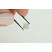 Princess Shaped Diamond H Color SI1 Enhanced Natural Certified 5.33MM 1.05 Carat