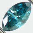 Marquise Cut Diamond Fancy Blue SI1 0.55 Carat