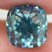 Cushion Cut Diamond Fancy Blue VS2 1.61 Carat