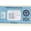 Cushion Shape Diamond Fancy Blue 0.52 Carat SI2 IGI Certificate
