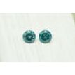 Loose Matching Pair Blue Round Diamonds 1.18 TCW SI2/3