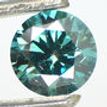 Loose Round Blue Diamond VS1 0.69 Carat