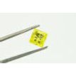 Princess Diamond Yellow Color 1 Carat VS2 Certified