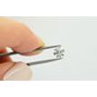 Round Brilliant Diamond White E SI1 Certified Natural Enhanced 5.78 M 0.76 Carat