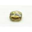 Cushion Cut Diamond Fancy Brownish Green Color 1.01 Carat VVS1