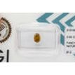 Oval Cut Diamond Natural Fancy Brown Color 0.60 Carat SI2 IGI Certificate