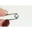 Emerald Cut Diamond Loose Fancy Blue Color Natural Enhanced 1.14 Carat VS2