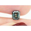 Emerald Cut Diamond Loose Fancy Blue Color Natural Enhanced 1.14 Carat VS2