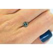 Loose Green Diamond Natural Enhanced Round Shape Fancy SI1 Certified 0.68 Carat