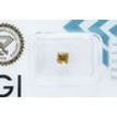 Cushion Diamond Fancy Brown Color 0.61 Carat VVS2 IGI Certificate