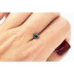 Heart Shape Diamond Fancy Blue Color 0.56 Carat VVS2