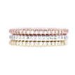 Diamond Wedding Band Set Stacking Rings 14K Solid Gold 0.60 TCW