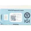 Round Shape Diamond Fancy Blue Greenish 1.39 Carat I1 IGI Certified