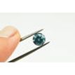 Round Shaped Diamond Loose Fancy Blue 1.21 Carat SI1