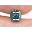 Blue Cushion Cut Diamond 0.71 Carat VS2