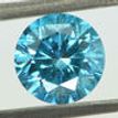 Round Diamond Fancy Blue 1.12 Carat SI1