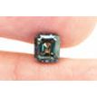 Emerald Cut Diamond Loose Fancy Blue Color Natural Enhanced 1.14 Carat VS2