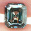 Emerald Cut Diamond Loose Fancy Blue Color Natural Enhanced 1.14 Carat VS2