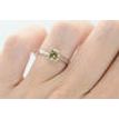 Diamond Solitaire Engagement Ring Round Fancy Brown 14K White Gold 1.00 Carat