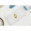 Pear Shape Diamond Fancy Yellow Brown 0.43 Carat VS1 IGI Certificate