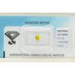 Oval Cut Diamond Fancy Yellow Color IGI Certified VVS2 0.51 Carat