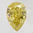 Pear Shape Diamond Fancy Brown Yellow 0.32 Carat SI2 IGI Certificate