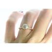 Rose Cut Round Diamond Engagement Ring 14K Yellow Gold Fancy Yellowish Gray 2.03 TCW