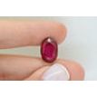 Oval Cut Ruby Gemstone Red Color Lab Created Loose 9.39 Carat