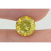 Round Cut Diamond Fancy Yellow Color VS2 1.84 Carat