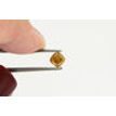 Cushion Cut Diamond Fancy Orange Color 0.47 Carat SI1