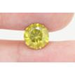 Round Cut Diamond Fancy Yellow Color 2.00 Carat SI1