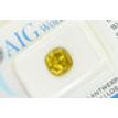 Fancy Yellow Cushion Cut Diamond VS2 2.70 Carat