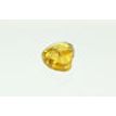 Heart Diamond Natural Fancy Brownish Orange Color 0.61 Carat VVS2