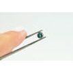Round Shape Fancy Green Diamond 0.41 Carat VS1 4.90 MM