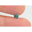 Round Shape Fancy Green Diamond 0.41 Carat VS1 4.90 MM