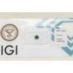 Round Cut Diamond Fancy Blue Green 0.34 Carat I1 IGI Certificate