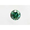 Round Cut Diamond Fancy Green IGI Certified 0.41 Carat SI2