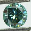 Loose Diamond Round Fancy Green 0.40 Carat VS2
