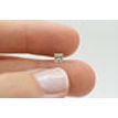 Princess Shaped Diamond Loose 0.32 Carat D/SI1