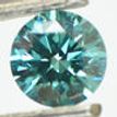Loose Round Diamond Fancy Blue 0.44 Carat VS1