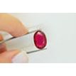 Oval Cut Ruby Gemstone Red Color Lab Created Loose 9.39 Carat
