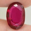 Oval Cut Ruby Gemstone Red Color Lab Created Loose 9.39 Carat