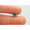 Loose Fancy Greenish Blue Princess Diamond 1.72 Carat SI1
