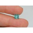 Loose Fancy Greenish Blue Princess Diamond 1.72 Carat SI1